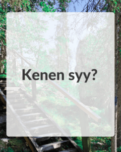 Kenen syy?